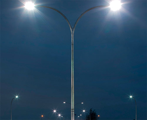 Street Square LED Lamp Lens 6 In 1 Type 3 Beam Angle With 4 Pcs 3030 LED