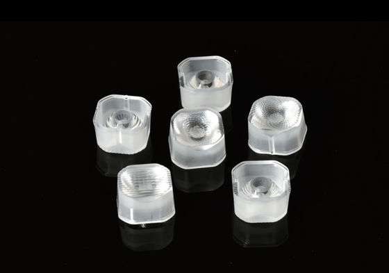 PC LED Lens For Wall Washer Light With 3030 3535 LED Chips And Phi 16*16mm Size