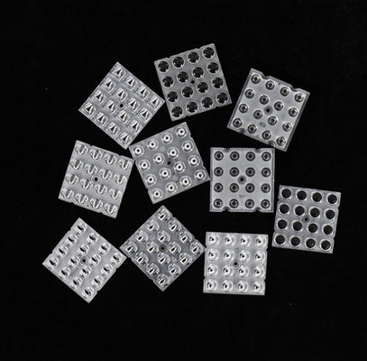 SMD3030 50x50mm 16in1 15 Degree Flexible Splicing Lens Series For Street & Area Lighting