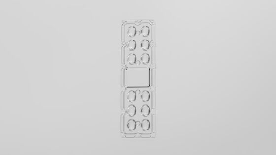 IP66 Protected LED Street Light Lens with 92% Efficiency and Asymmetrical Light Distribution for Outdoor Applications